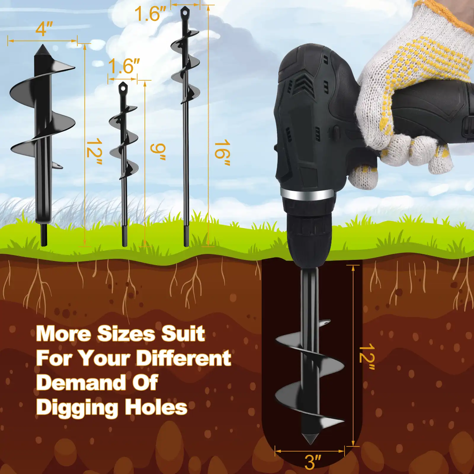 drill auger bits