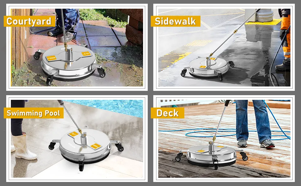 commercial surface cleaner for pressure washer