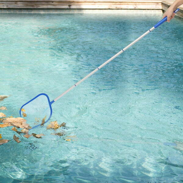 Swimming pool skimming net