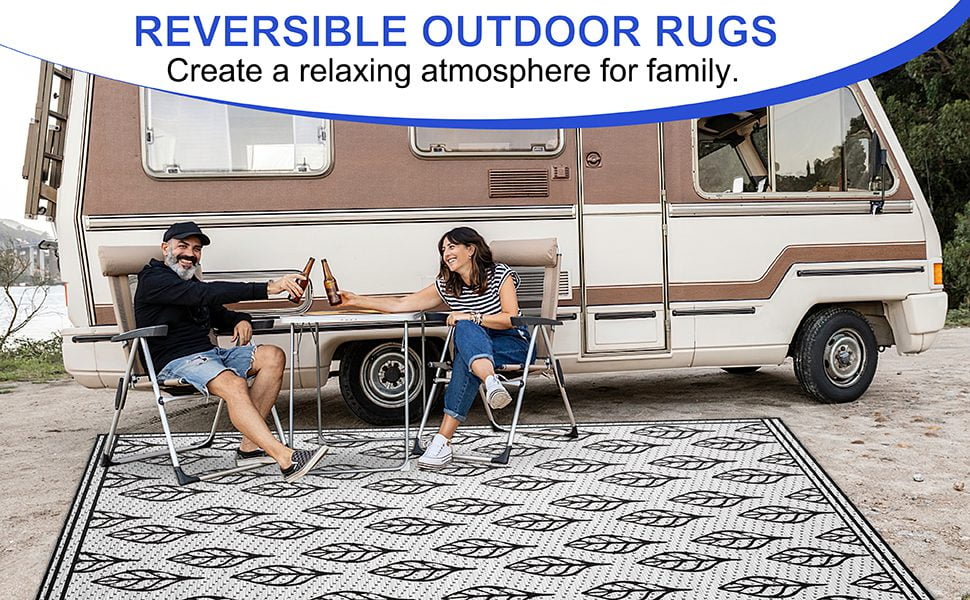 Reversible Outdoor Rugs for Patio Decor 6x9ft Waterproof Portable Outdoor  Carpet Mat Large Plastic Straw Rug Indoor Outdoor Area Rug Floor Mat for  Patio Clearance RV Camping Picnic Beach Backyard - Yahoo