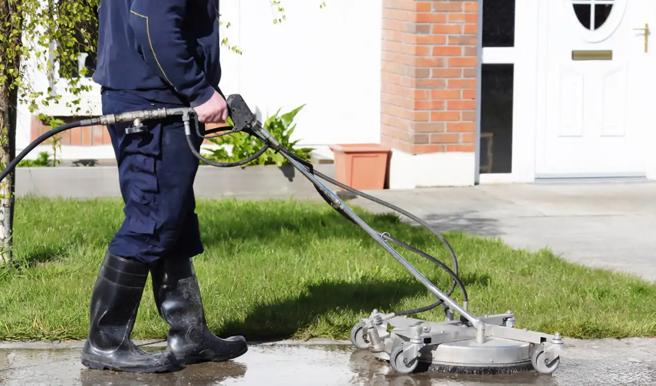 concrete pressure washer attachment