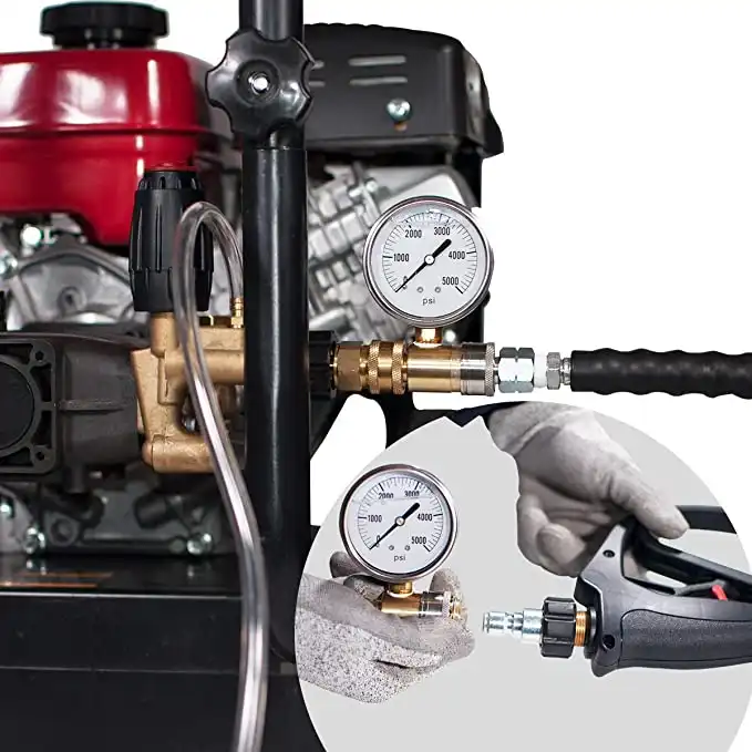 water pump pressure gauge
