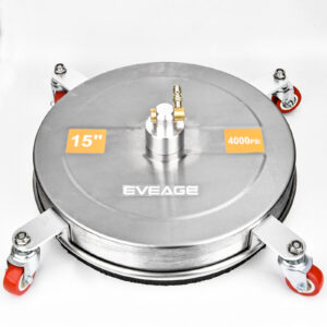 EVEAGE 15″ Pressure Washer Surface Cleaner