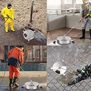 concrete power washer attachment