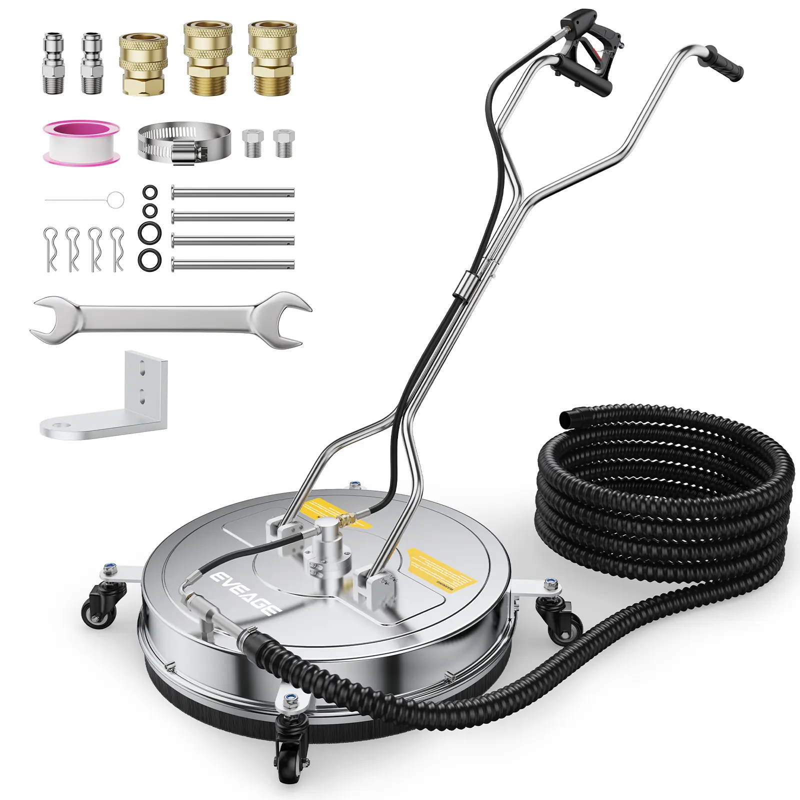EVEAGE Environmental Guardian 20 inch Water Recovery Surface Cleaner Pressure Washer Dual Handle(time-limited promotion)