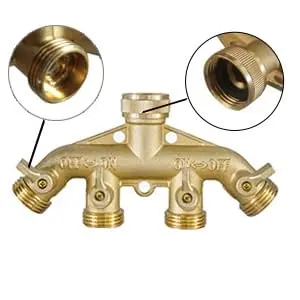 4 hose splitter