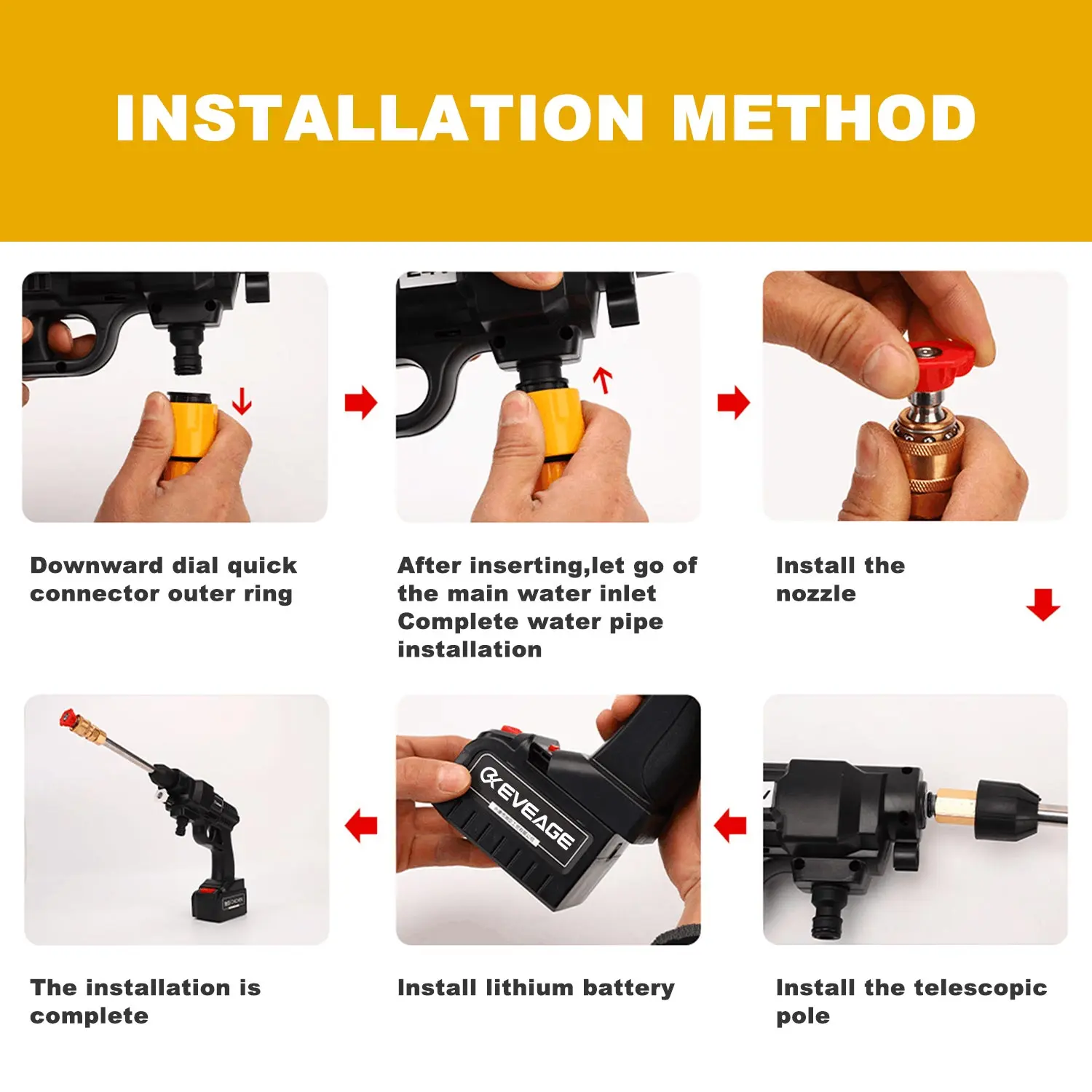 battery powered pressure washer