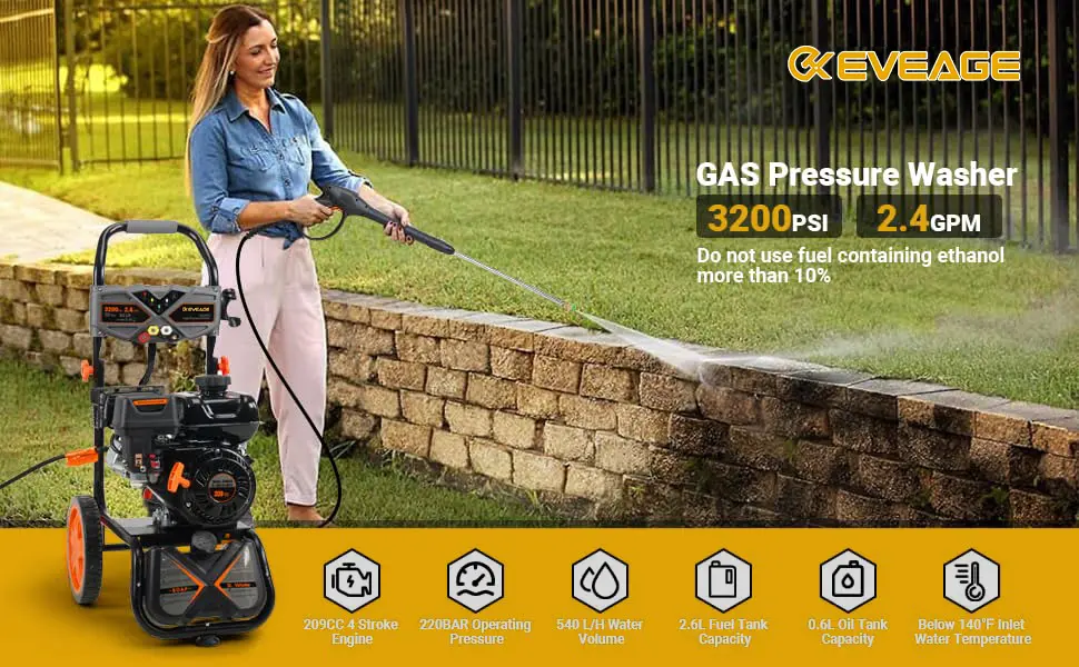 pressure washer gas powered