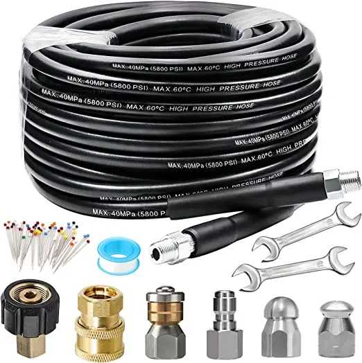 EVEAGE Magic Companion 70FT Sewer Jetter Kit for Pressure Washer