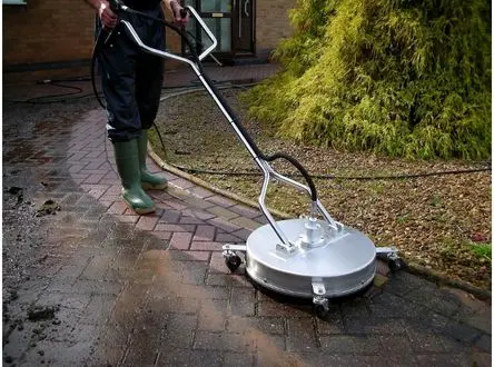 Rotary surface cleaners
