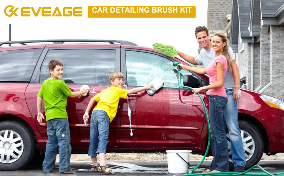 auto detailing brush set