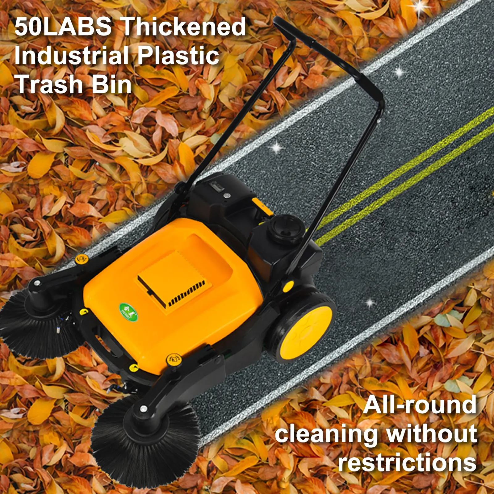 manual push sweeper