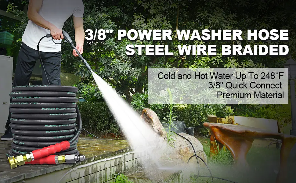pressure washing hose reel