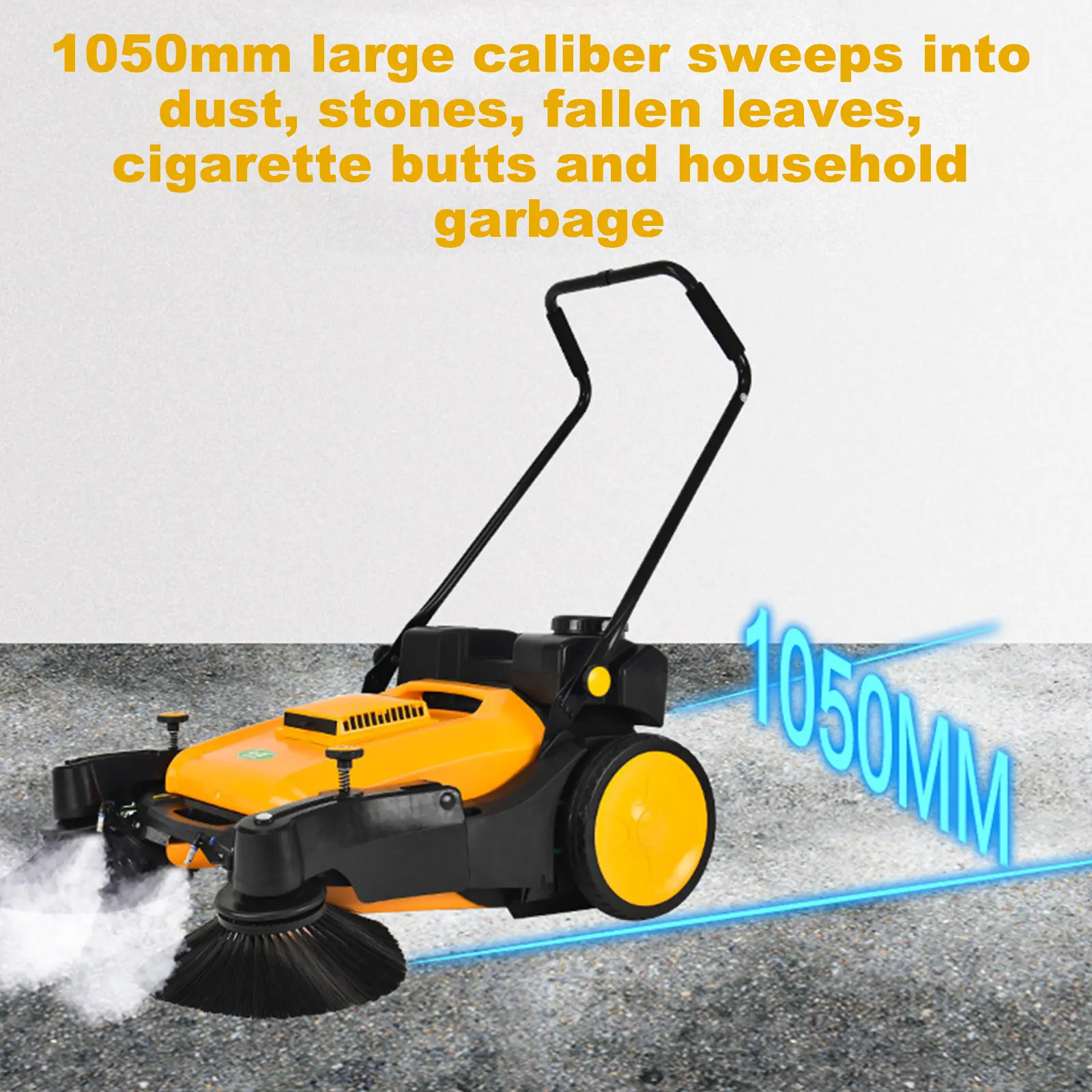 push lawn sweep