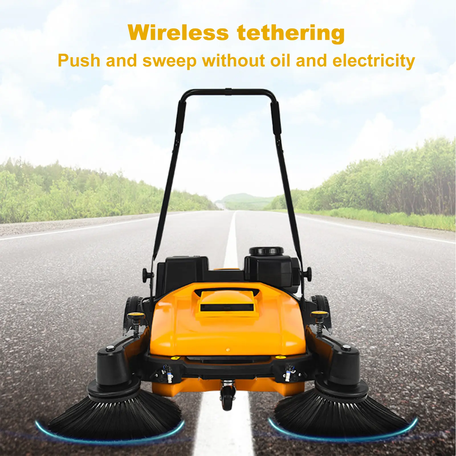 push lawn sweeper near me