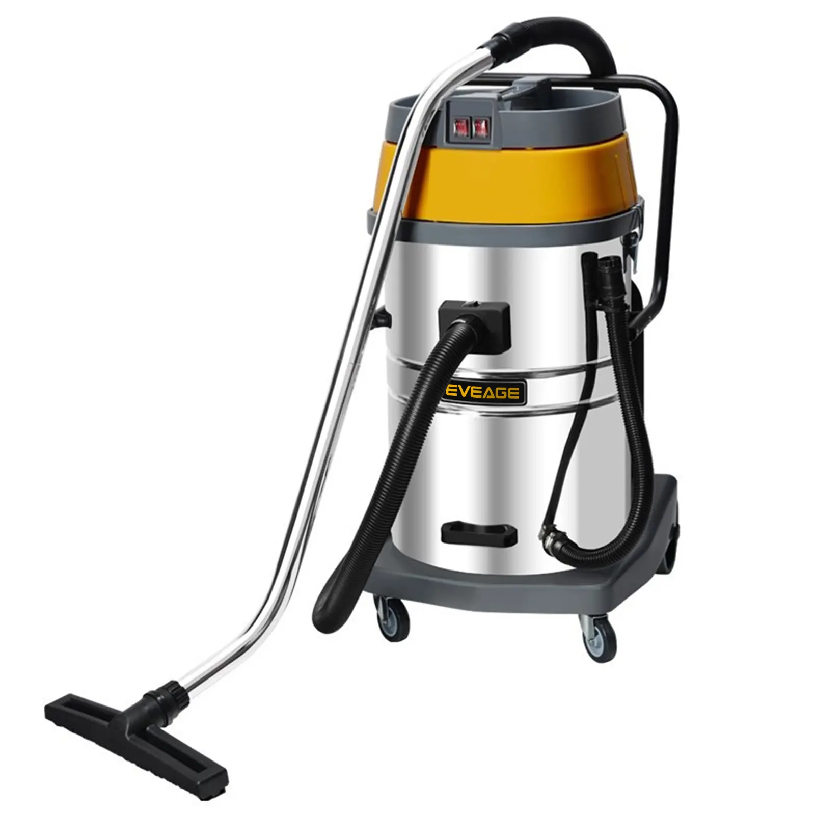 EVEAGE Wet Dry Vacuum Cleaner Stainless Steel Industrial Vacuum Cleaner