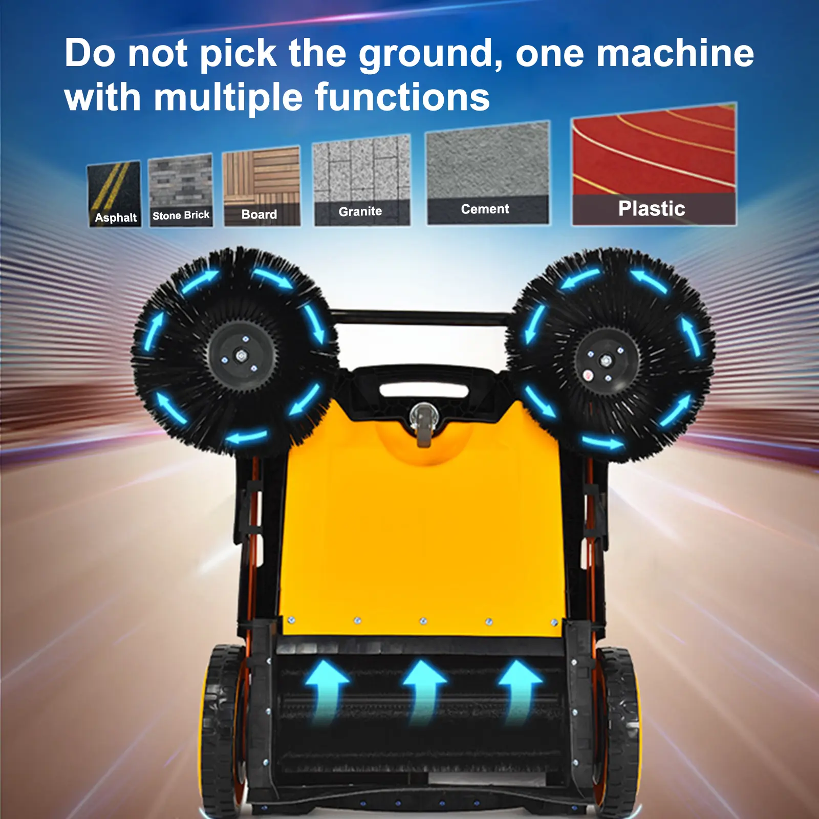 yard sweeper push