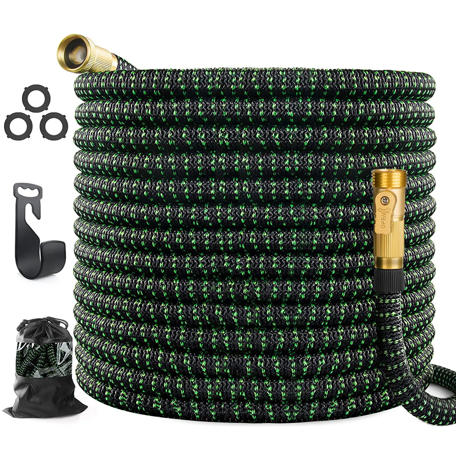 EVEAGE 100ft Garden Hose Expandable Hose GREEN