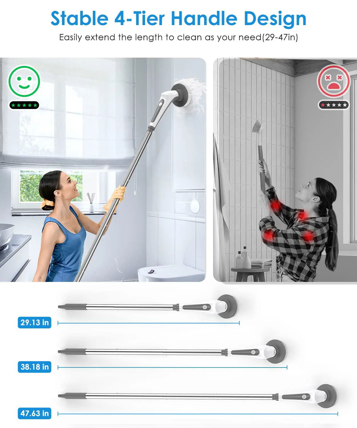 EVEAGE Electric Spin Scrubber