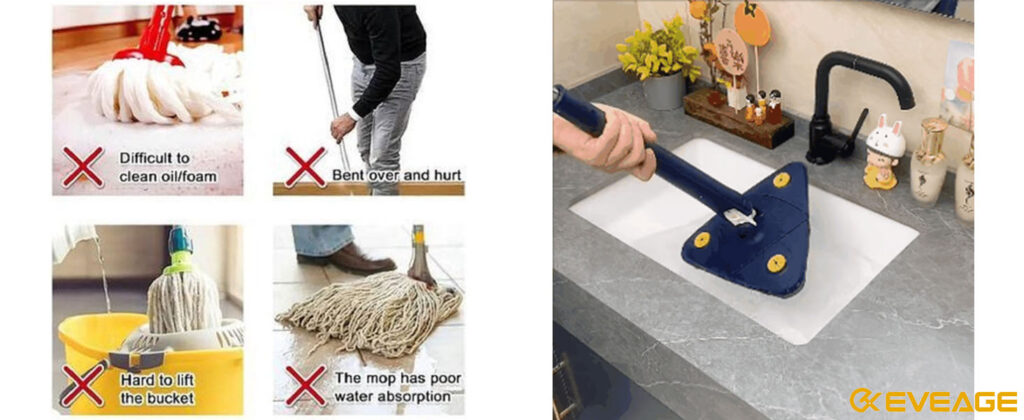 360° Rotating Adjustable Cleaning Mop