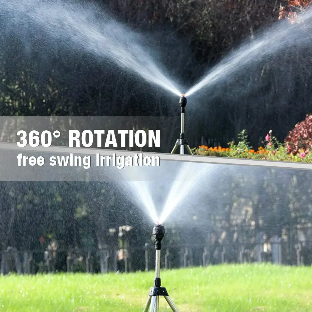 360 degree rotating sprinkler