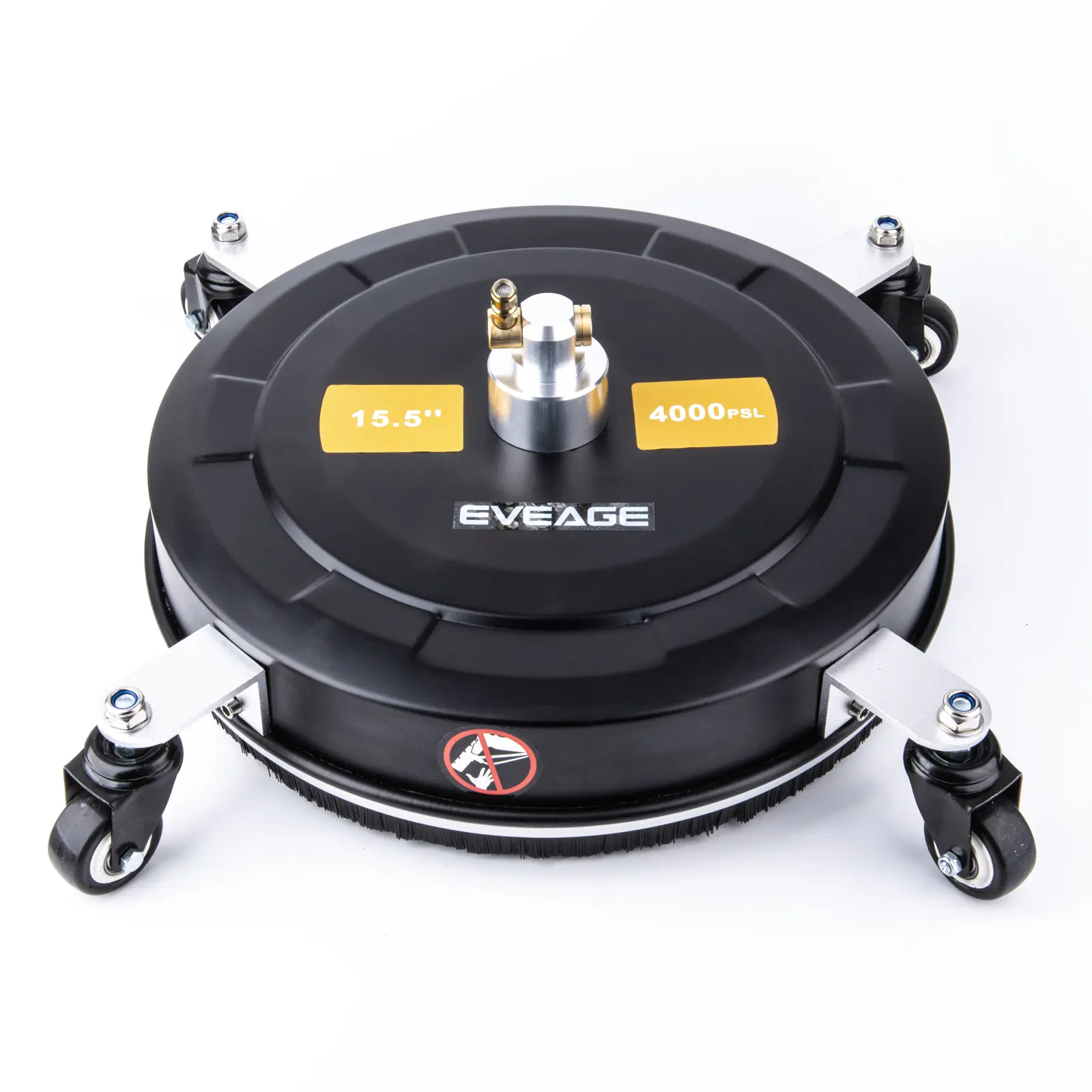 EVEAGE 15.5 inch Pressure Washer Surface Cleaner black