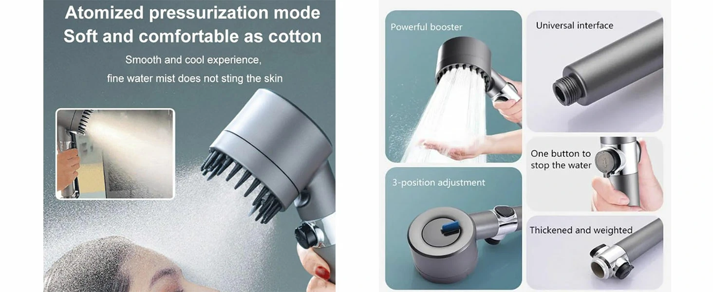 Massage And Skin Beauty Multifunctional Shower