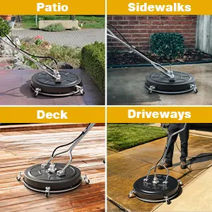 surface cleaner for pressure washer