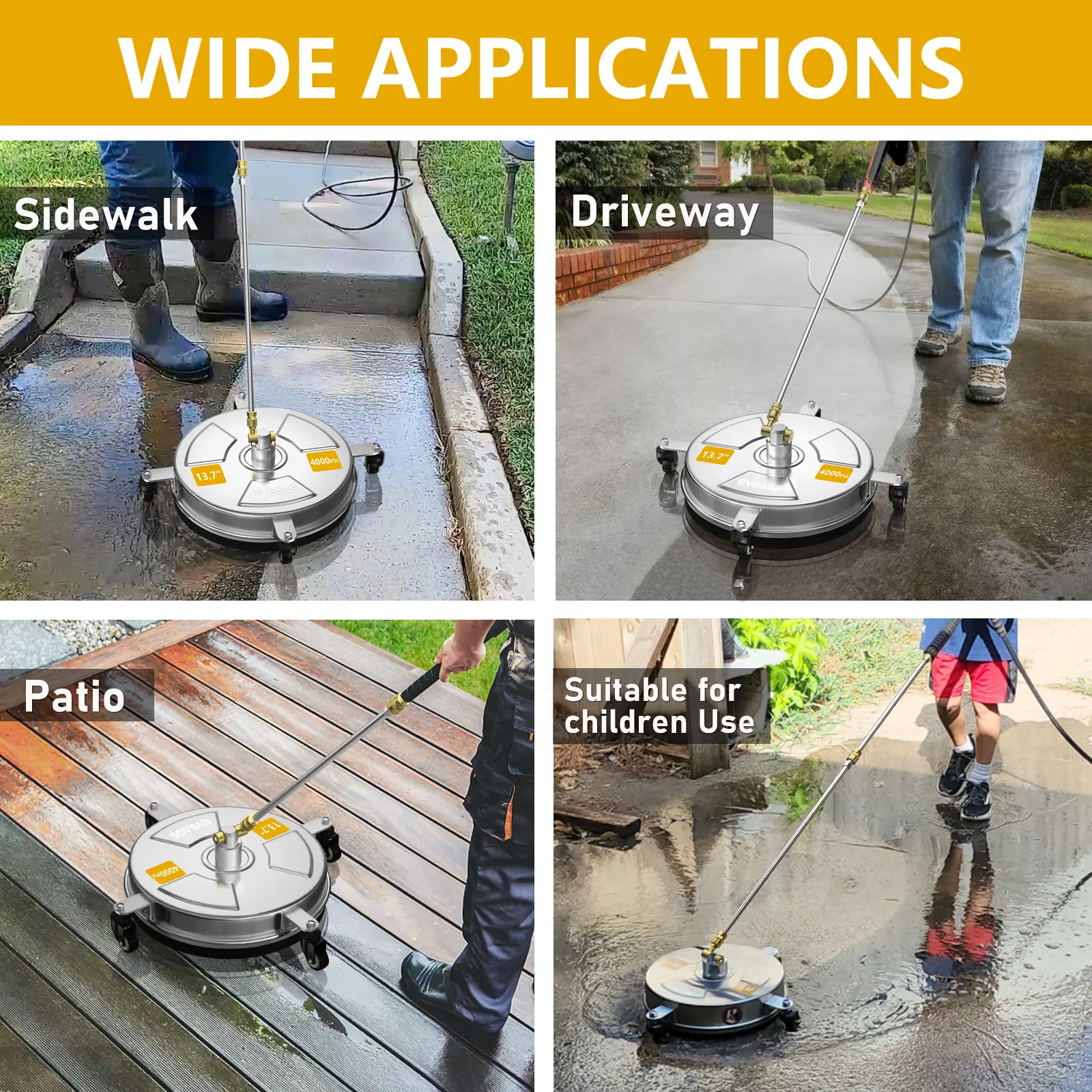 diveway surface cleaner