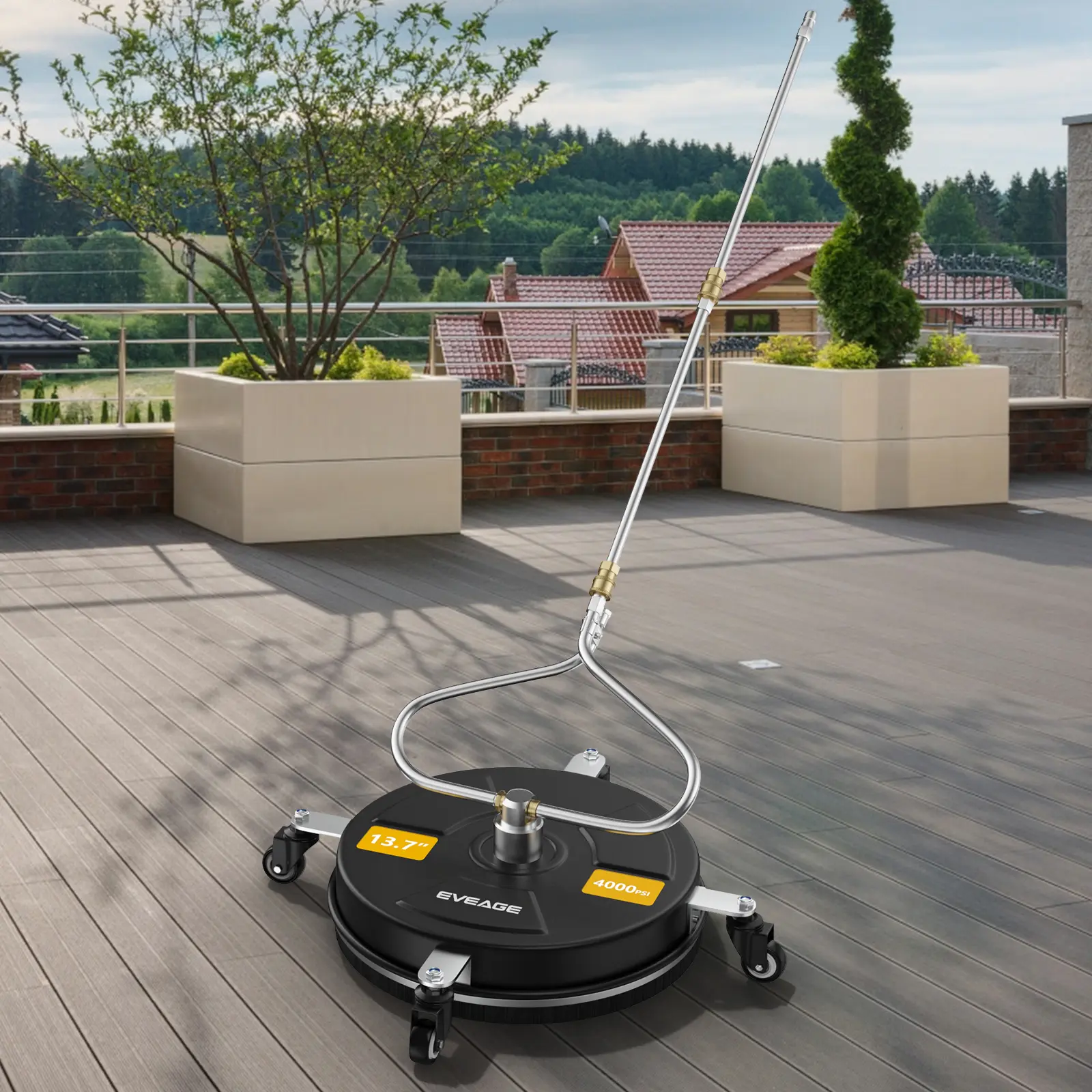 pressure wash surface cleaner