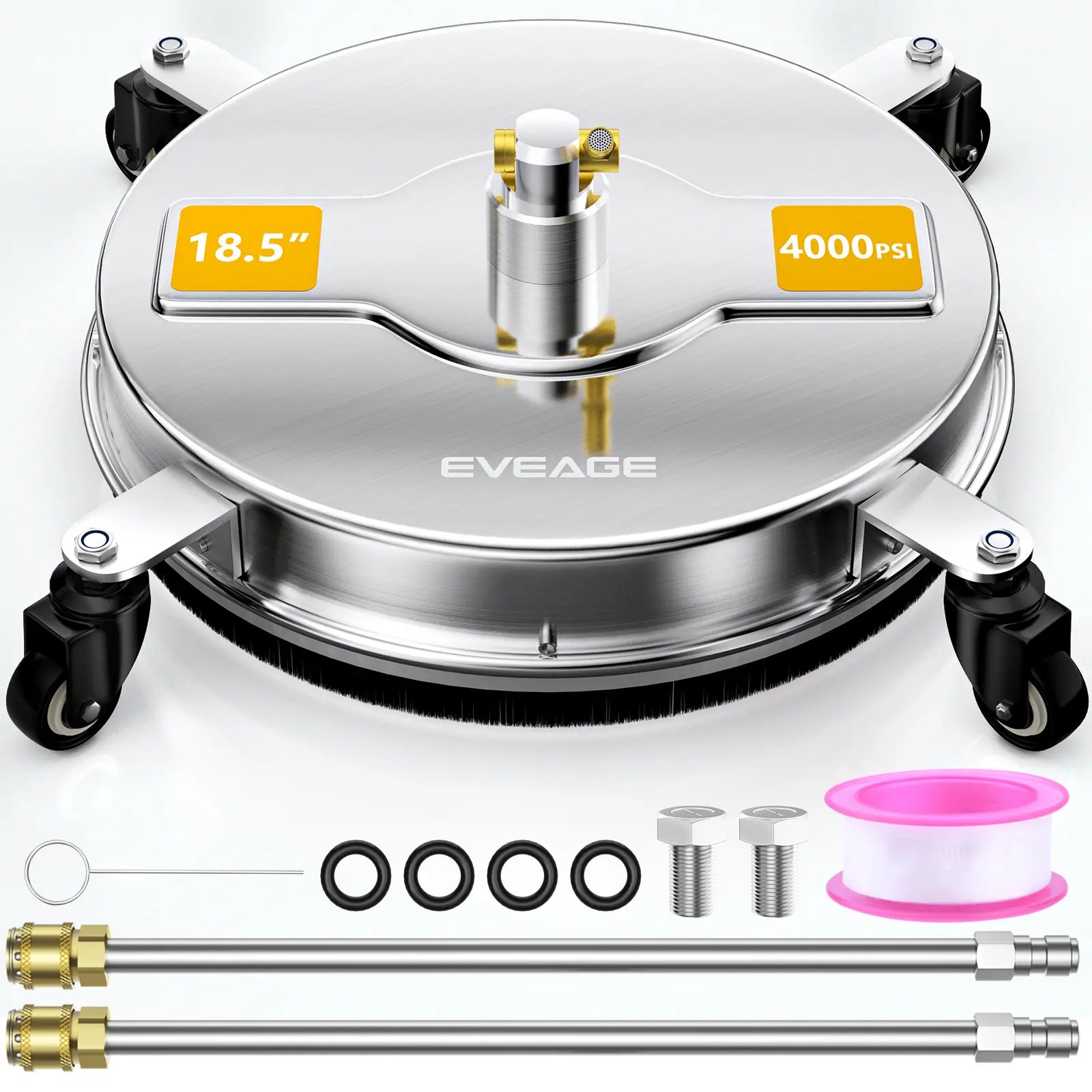 EVEAGE 18.5 inch pressure washer surface cleaner