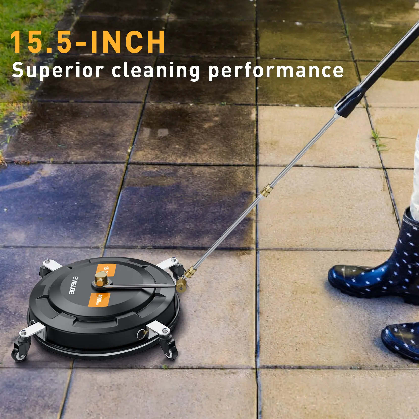 pressure washing surface cleaner
