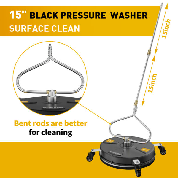 pressure washing surface cleaner
