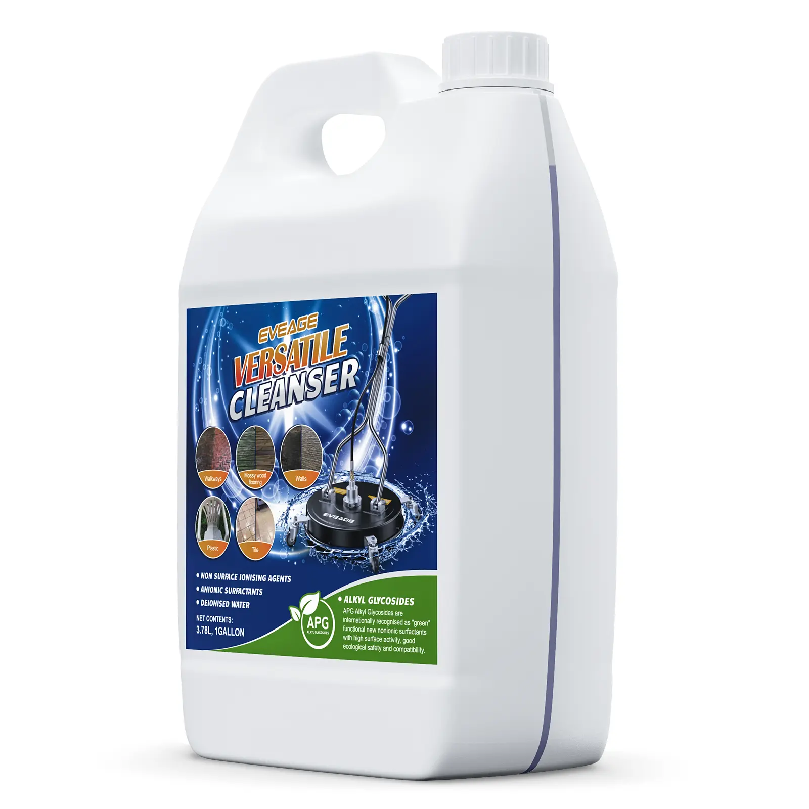 EVEAGE All-Purpose Surface Cleaner detergent All-in-one detergent Outdoor Cleaner