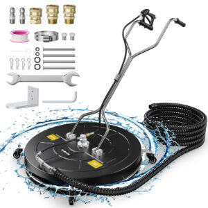 EVEAGE 30 inch Water Recovery best commercial pressure washer surface cleaner black