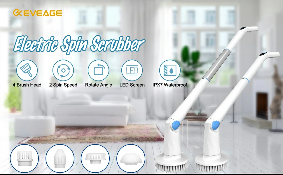 electric spin scrubber