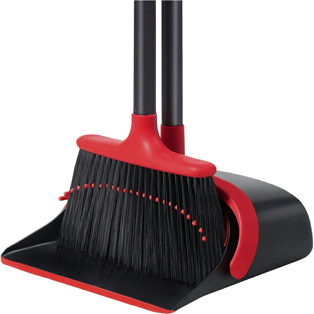 EVEAGE Broom and Dustpan Set for Home