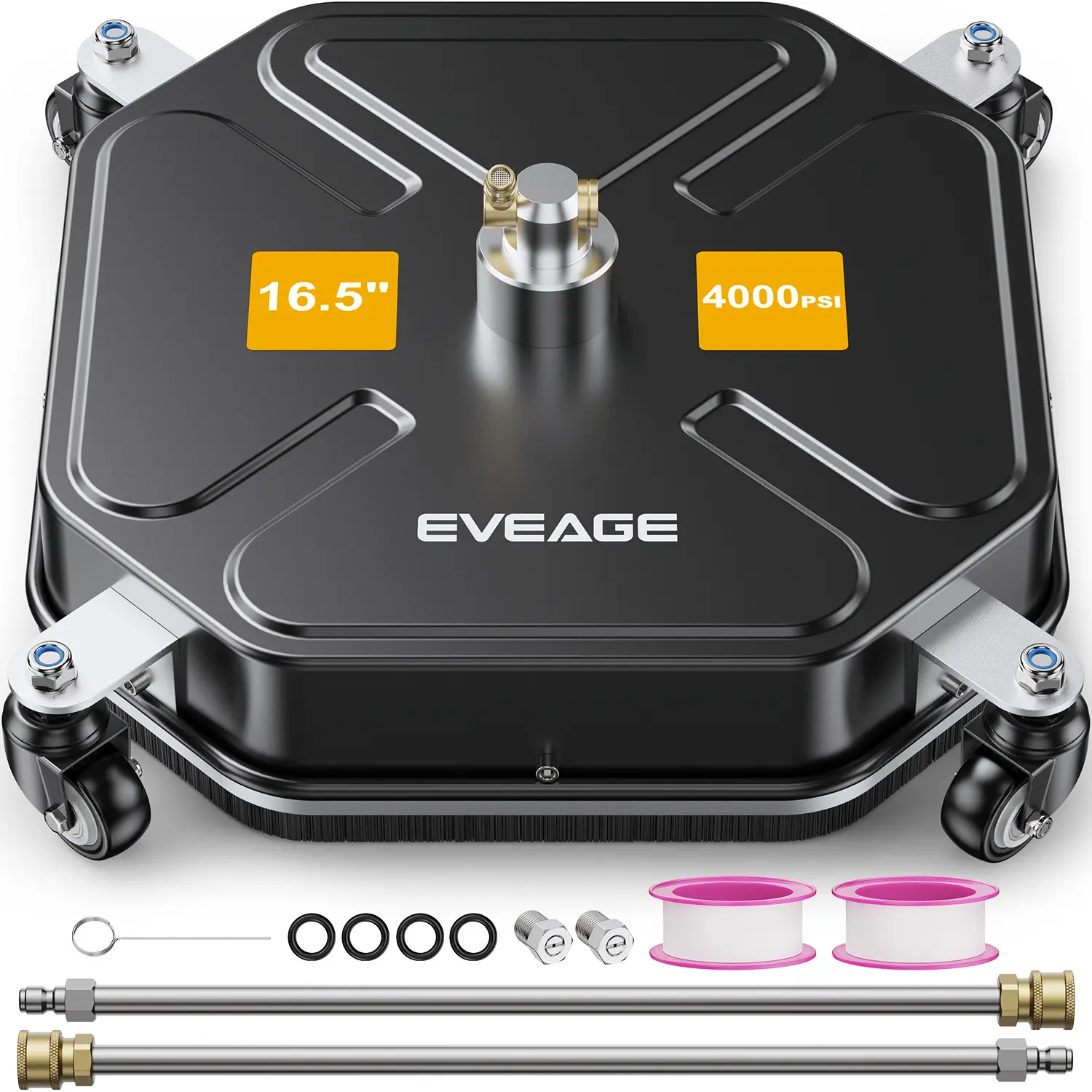 EVEAGE Eight-faceted pressure washer surface cleaner