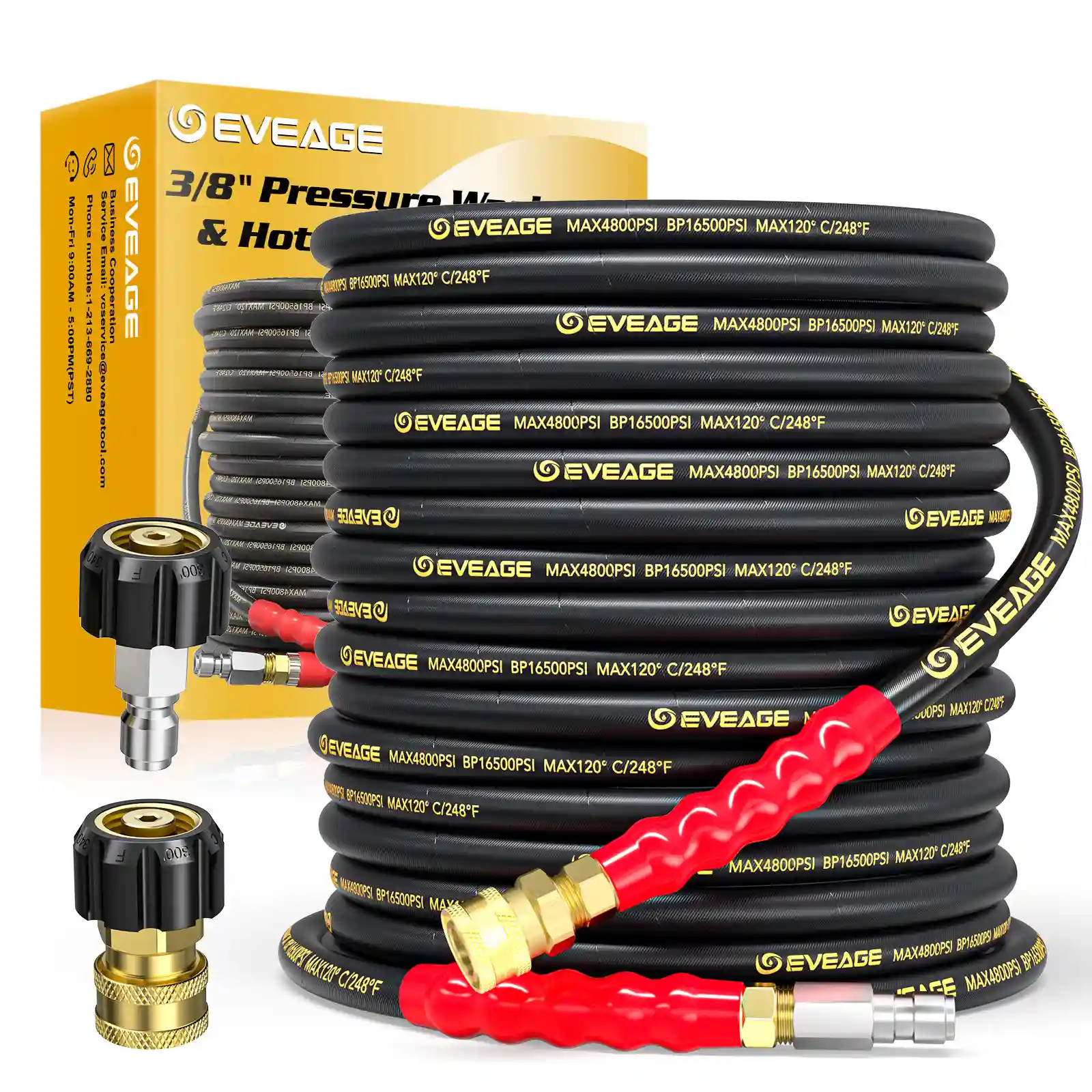 EVEAGE 50FT Pressure Washer Hose